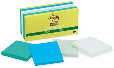 MMM65412SST UNITED STATIONERS (OP) NOTE,3X3 SUPER STCKY,AST