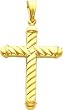 14K Gold Cross Pendant