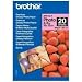Brother BP61GLP 4in x 6in High Gloss Inkjet Paper (20 sheets) - Retail Packaging