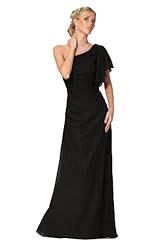 Sexy Lace  Chiffon/Polyester One Shoulder  Ball Gown Evening Dress/Bridesmaid Dress/Prom Dress 