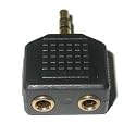 Kopfhörer-Splitter Adapter - 3,5mm dual Stereoweiche - 3,5mm stereo Klinke auf 2 x 3,5mm stereo Klinken Buchse
