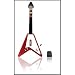 Red Freedom V PS2 Guitar Controller for Guitar Hero I and II by Rock Commandos