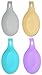 Silicone Spoon Rest Package By Smart Chef - Colorful Spoon Holder Set, Dishwasher Safe. Anti-slip Interior Protects Your Kitchen Utensils. Cook More, Clean Less Today!