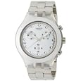 Swatch Diaphane Chronograph Blooded Silver Mens Watch SVCK4038G