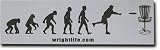 Evolution of Disc Golf Sticker