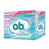 O.B. Tampon Procomfort Multi Pack With Silk Touch Cover, 40 Ea