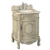 IMAGE OF Belle Foret BF80030R Single Basin Bathroom Vanity, Antique Parchment