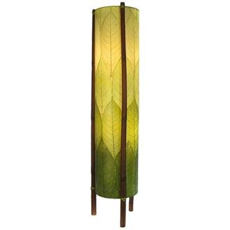 Eangee Hue Series Green Cocoa Leaves Tower Floor Lamp