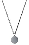 エルグ(erg) シルバーネックレス ステルス（つや消しタイプ） コイン ステルス N15409 シルバー ネックレス