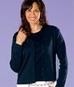 UltraClub Ladies' Egyptian Interlock Cardigan