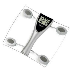 HealthPersonalCare: Homedics SC 403 Glass Top LCD Digital Scale