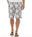 Colored Shorts - Perry Ellis Men's Patch Printed Madras Short,Ink,32