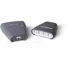 Belkin 4x1 USB Peripheral Switch - USB peripheral sharing switch - 4 ports - USB