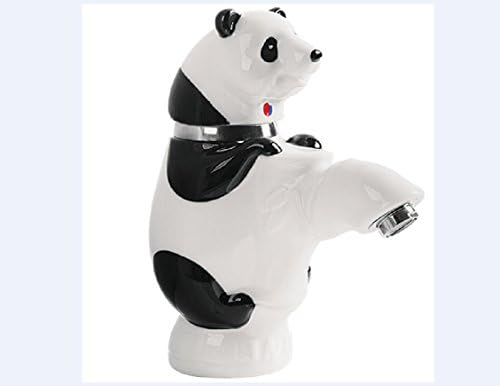 Beautiful design of pandas for alternating hot and cold cooper cartoon water taps/faucets