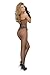 Elegant Moments Women's Fishnet Bodystocking with Open Bust and Crotch