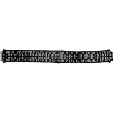 TechnoMarine MoonSun 15-mm Black Ceramic Bracelet with Push-Button Deployment Clasp #1502-INJ by TechnoMarine