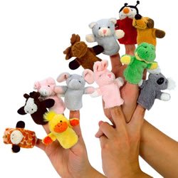 Childrens Toyshop  Toys : Playful Finger Puppets