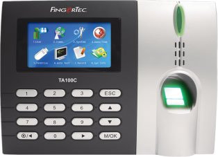 Fingertec Premier Color Multimedia Fingerprint Time Attendance System(ta100c) New Algorithm Improves Speed and Accuracy, Is a Durable Unit Made Especially for the Rugged Conditions Found in Warehouses.