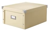 Zeller 17920 Aufbewahrungsbox, Pappe, 35 x 28 x 17 cm, natur
