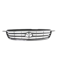 Automotive Parts and Accessories: CarPartsDepot, Front Plastic Grille Grill Assembly New Chrome Frame Cross Bar Grid, 400-44282 TO1200244 5310002020?? - CarPartsDepot