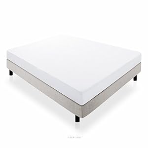 LUCID 10 Inch Memory Foam Mattress - 100% CertiPUR-US Certified Foam - 25-Year Warranty - QUEEN