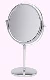 310hB8fKcZL. SL160  Jerdon 9 Polished Chrome Adjustable Stand Pedestal Vanity Makeup Mirror