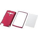 ELECOM au REGZA Phone IS11T用シェルカバー マット レッド PA-TS11PVRRD