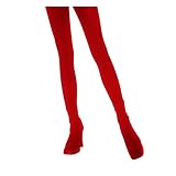 Seamless Tights Adult Plus Size Red