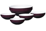 Emile Henry 5-Piece Pasta Bowl Set, Figue