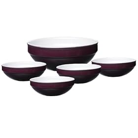 Emile Henry 5-Piece Pasta Bowl Set, Figue by Emile Henry