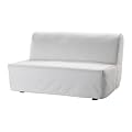 IKEA Bettsofa "LYCKSELE" 2-er Sofa Schlafsofa INKL. Matratze + Lattenrost + Bezug in WEISS