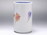 【Ｂ級品】チューリップ　内呉須長湯呑（小）