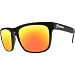 Electric Knoxville Sunglasses - Electric Men's Fashion Eyewear - Color: Matte Black/Grey Fire Chrome