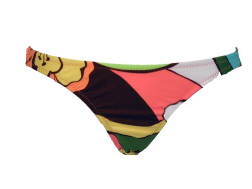 Split Multicolored Floral Surf Pant Swim Bottom