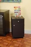Arrow 98803 Black Suzi Storage Sidekick Cabinet