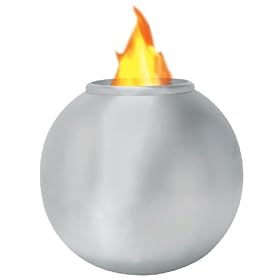 Slemcka Outdoor / Indoor Gel Firebowl (Brushed Aluminium)