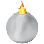Slemcka Outdoor / Indoor Gel Firebowl (Brushed Aluminium)