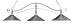 Landmark Pool Table Light - Curved Satin Nickel Landmark Pool Table Light - Curved Satin Nickel