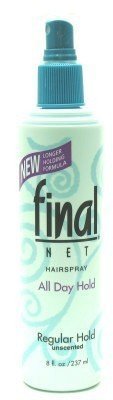 Final Net Pump Hairspray 240 ml Regular Unscented (3-Pack) with Free Nail File (Haarspray) Preisvergleich