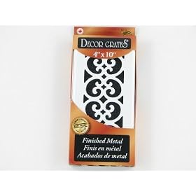 Decor Grates Wall/Ceiling Register White S410W-WH