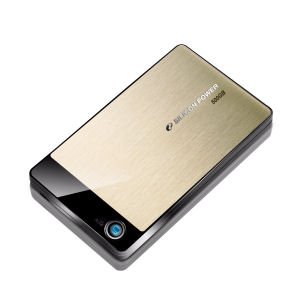 Silicon Power USB2.0/1.1対応 耐衝撃 Armor A50 ポータブルHDD 500GB Gold SP500GBPHDA50S2G
