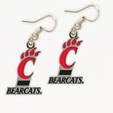 Cincinnati Bearcats Official Logo Earrings