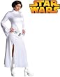New Adults XL Plus Size Star Wars Princess Leia Costume