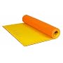Fitness by Cathe 72-Inch by 24-Inch Double-Thick Yoga / Pilates Mat with DVD (Yellow/Orange)