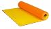 Fitness by Cathe 72-Inch by 24-Inch Double-Thick Yoga / Pilates Mat with DVD (Yellow/Orange)