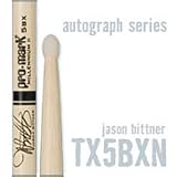 Pro - Mark TX5BXN American Hickory Jason Bittner Autograph Series Nylon Tip, Single Pair - B000T0B5IW