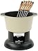 from Chasseur Chasseur Cast Iron Fondue with Forks, Meringue Satin Model 11800102