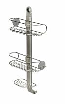 SimpleHuman Shower Caddy - Flip and Fit BT1000 (steel) (27.8"H x 13.1"W x 5.1"D)