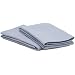 Pinzon 200-Gram Supima Velvet Flannel King Pillowcase Pair, Cashmere Blue