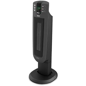 DeLonghi TCH7690ER 28-Inch Ceramic Tower Heater, Black
